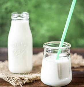 Glass Milk Bottles